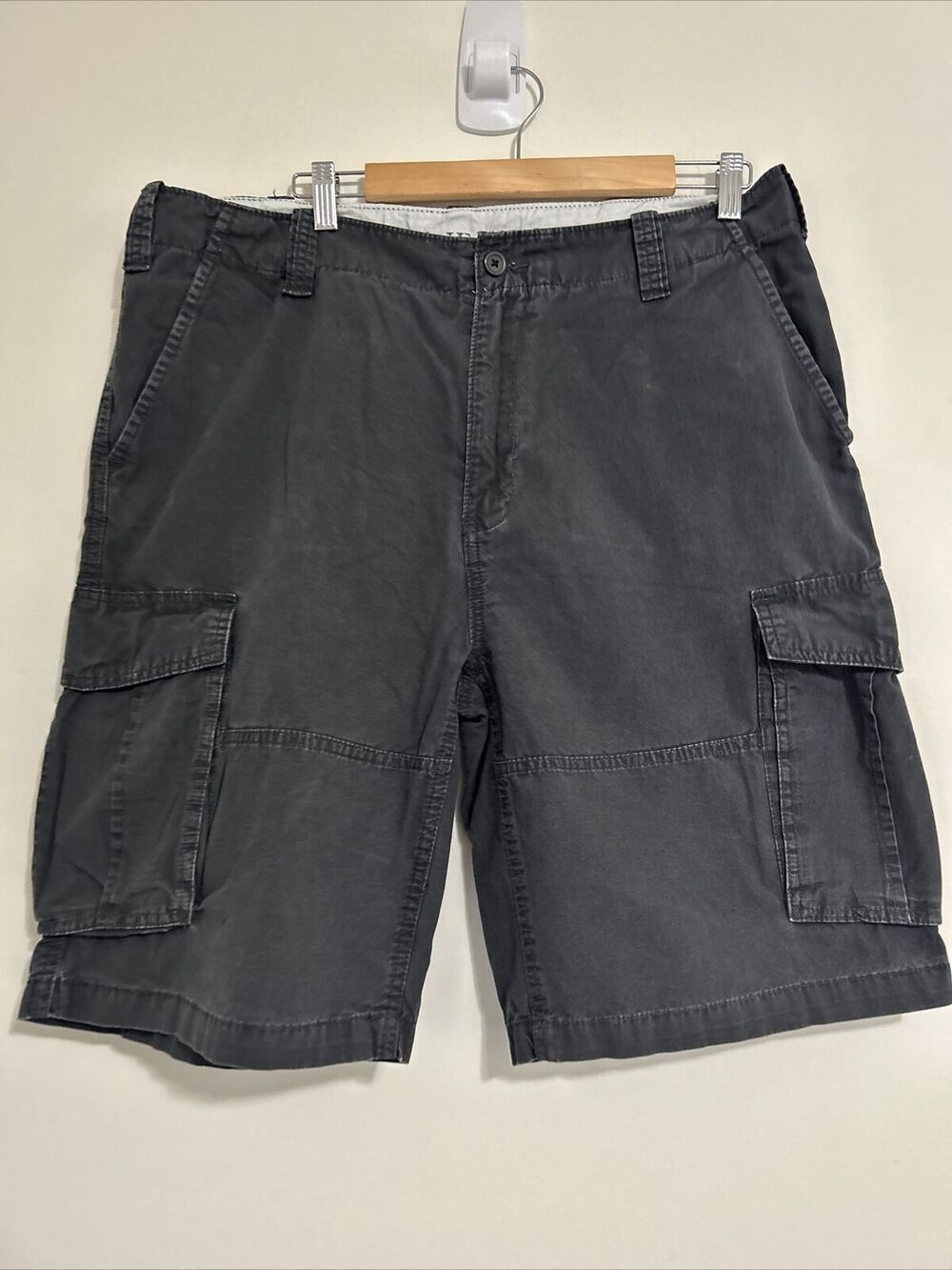 Nautica Gray Cargo Shorts Relaxed Men's Size 36